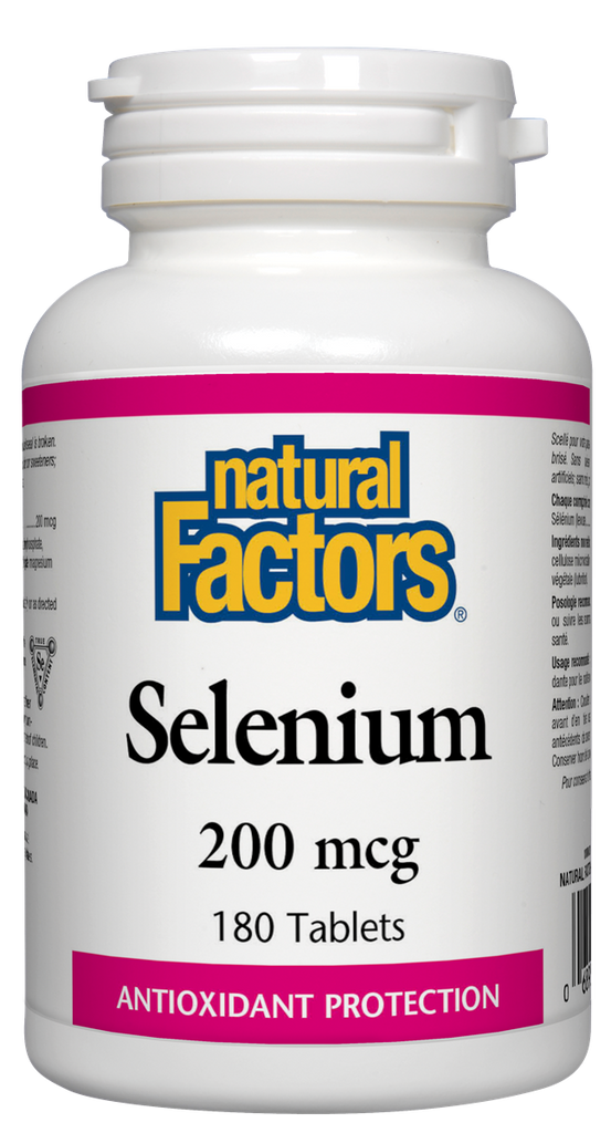 Natural Factors Selenium (200mcg) (180 Tabs) - Lifestyle Markets