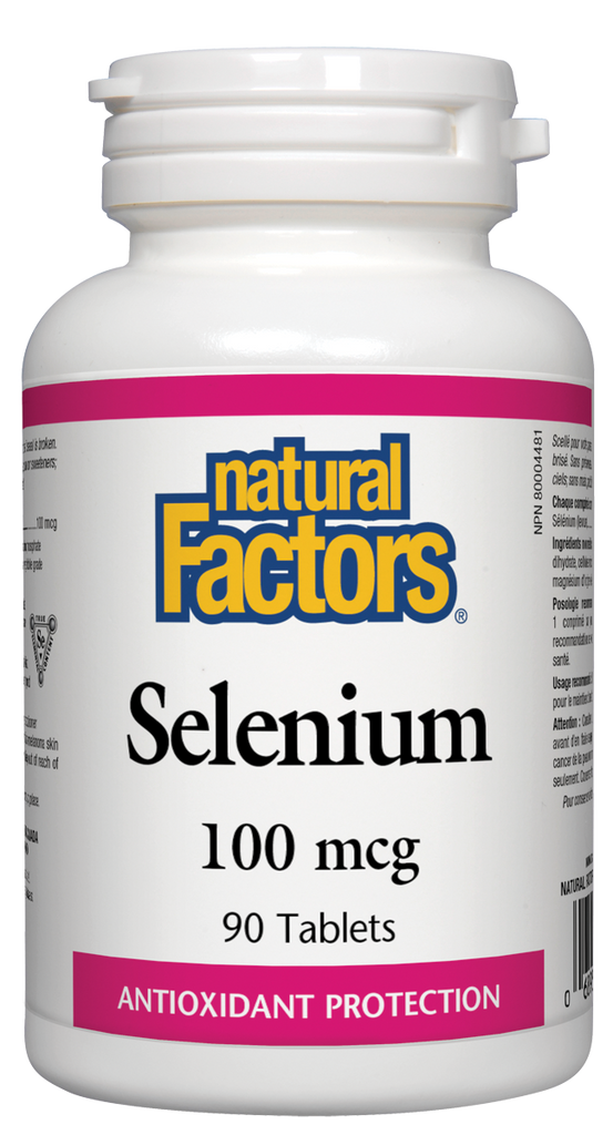 Natural Factors Selenium (100mcg) (90 Tabs) - Lifestyle Markets