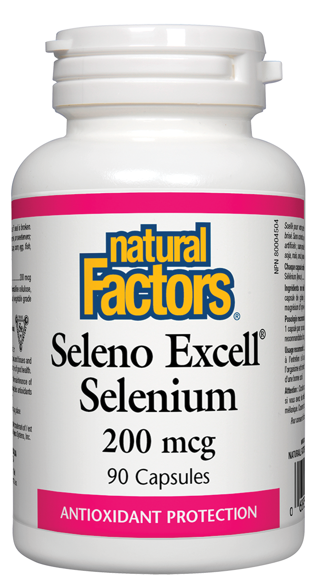 Natural Factors Seleno Excell (200mcg) (90 Capsules) - Lifestyle Markets