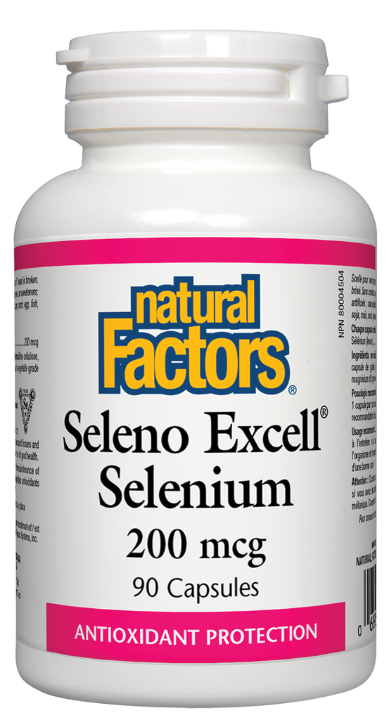 Natural Factors Seleno Excell (200mcg) (90 Capsules) - Lifestyle Markets