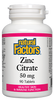 Natural Factors Zinc Citrate (50mg) (90 Tablets) - Lifestyle Markets