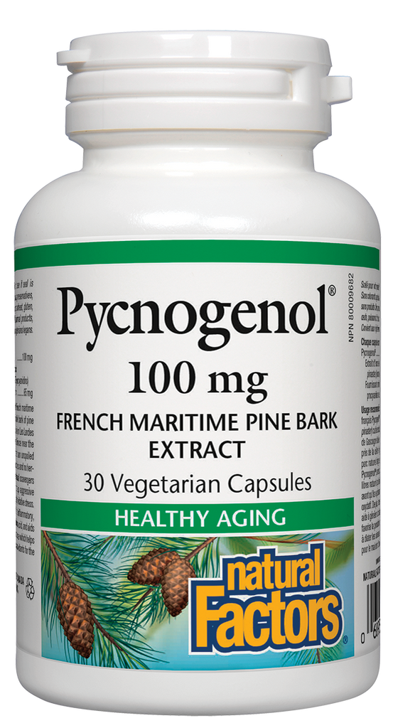Natural Factors Pycnogenol (100mg) (30 Vegetarian Capsules) - Lifestyle Markets