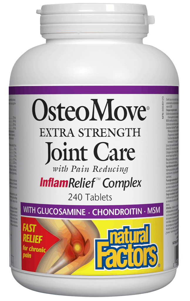 Natural Factors OsteoMove Extra Strength Joint Care (240 Tablets) - Lifestyle Markets