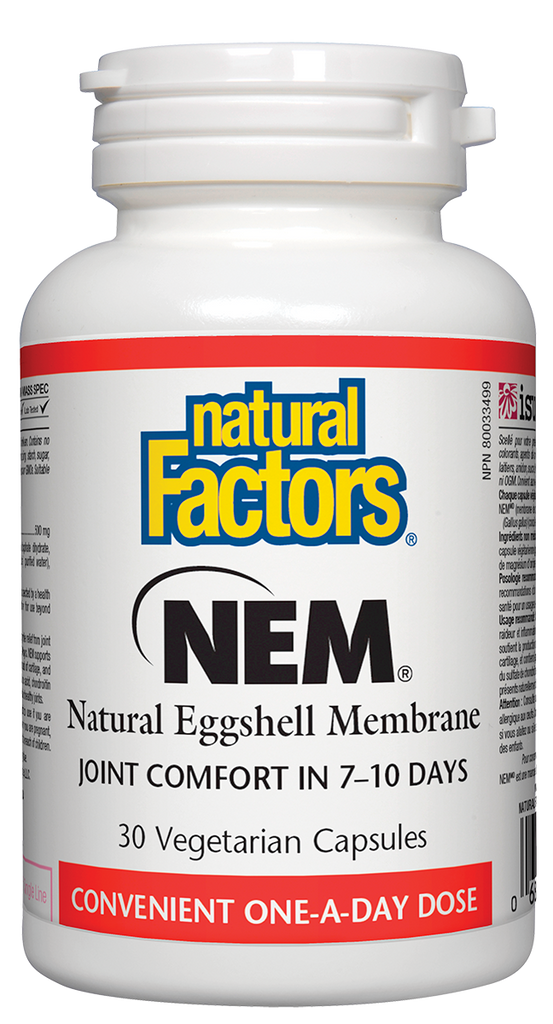 Natural Factors NEM (500mg) (30 Vegetarian Capsules) - Lifestyle Markets