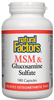 Natural Factors MSM & Glucosamine Sulfate (180 Capsules) - Lifestyle Markets