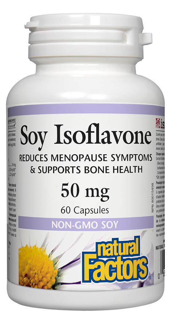 Natural Factors Soy Isoflavones (50mg) (60 Capsules) - Lifestyle Markets