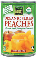 Native Forest Organic Sliced Peaches (398ml) - Lifestyle Markets