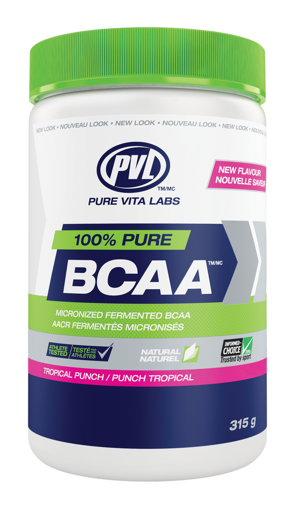 PVL 100% Pure BCAA - Tropical Punch (315g) - Lifestyle Markets