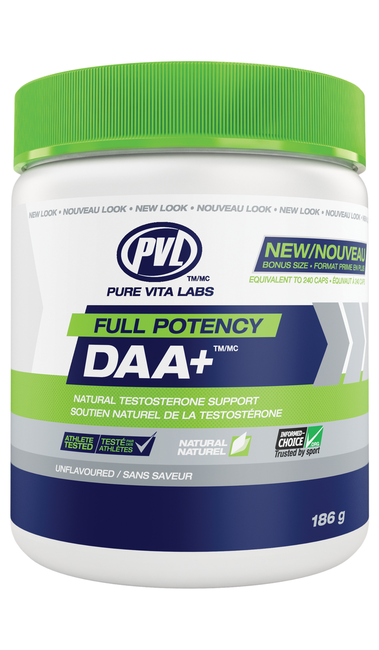 PVL Full Potency DAA+ - Unflavoured (186g) - Lifestyle Markets