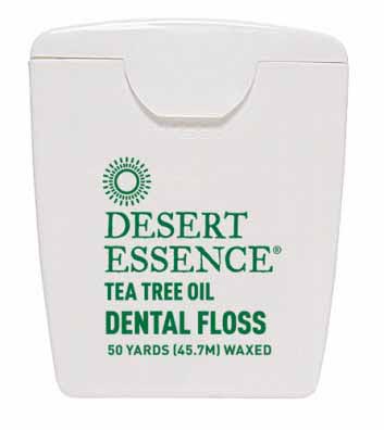 Desert Essence Tea Tree Oil Dental Floss (50yd) - Lifestyle Markets