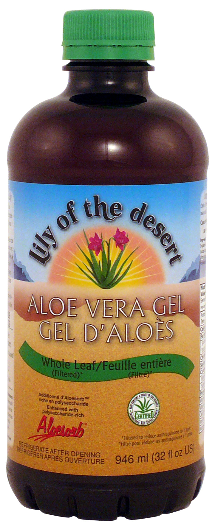 Lily of the Desert Aloe Vera Gel Whole Leaf (946ml) - Lifestyle Markets