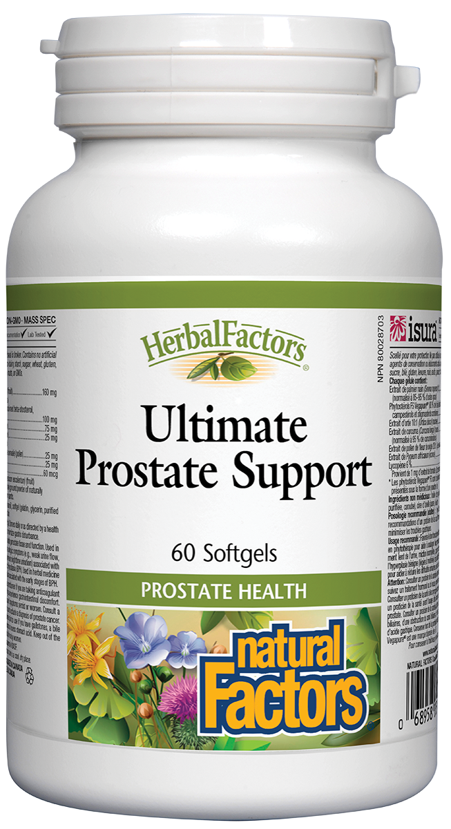 Natural Factors Ultimate Prostate Support (60 SoftGels) - Lifestyle Markets