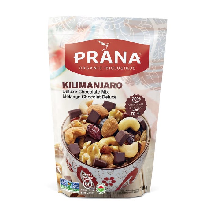 Prana Kilimanjaro Deluxe Chocolate Trail Mix (150g) - Lifestyle Markets