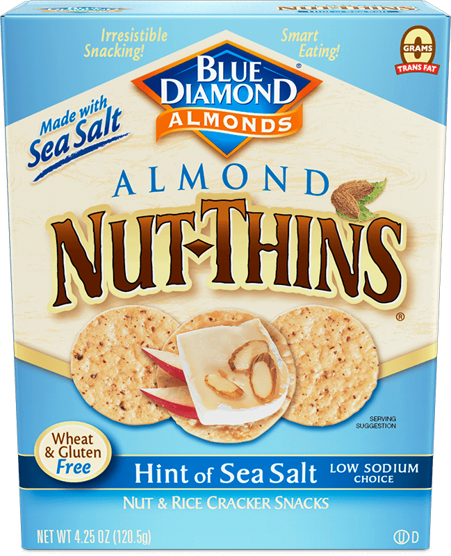 Blue Diamond Hint of Sea Salt Nut-Thins (120g) - Lifestyle Markets