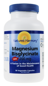 Nature's Harmony Magnesium Bisglycinate 200mg (90 Vcaps) - Lifestyle Markets