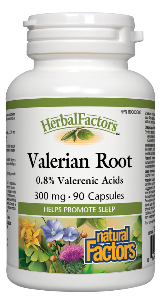Natural Factors Valerian Root Extract (300mg) (90 Capsules) - Lifestyle Markets