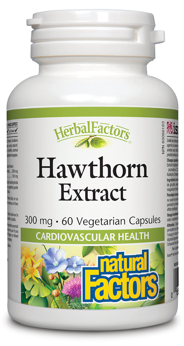 Natural Factors Hawthorn Extract (60 vcaps) - Lifestyle Markets