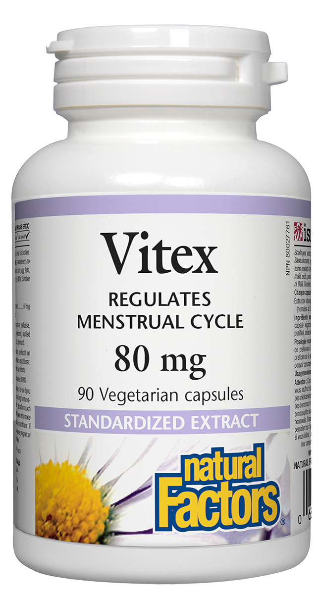 Natural Factors Vitex (80mg) (90 Vegetarian Capsules) - Lifestyle Markets