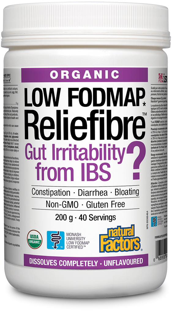 Natural Factors Reliefibre - Unflavoured (200g) - Lifestyle Markets