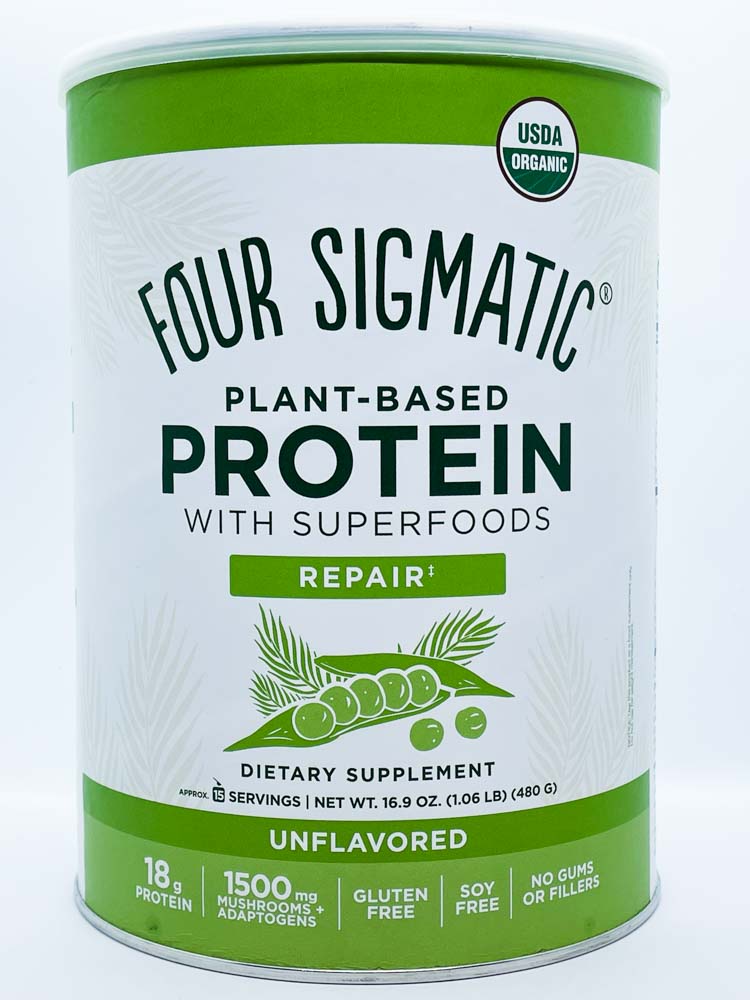 Four Sigmatic Plant-Based Protein - Unflavored (480g) - Lifestyle Markets