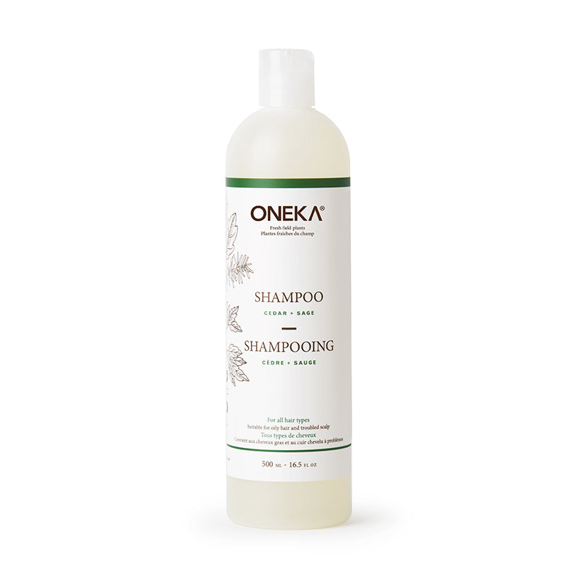 Oneka Shampoo - Cedar & Sage (500ml) - Lifestyle Markets