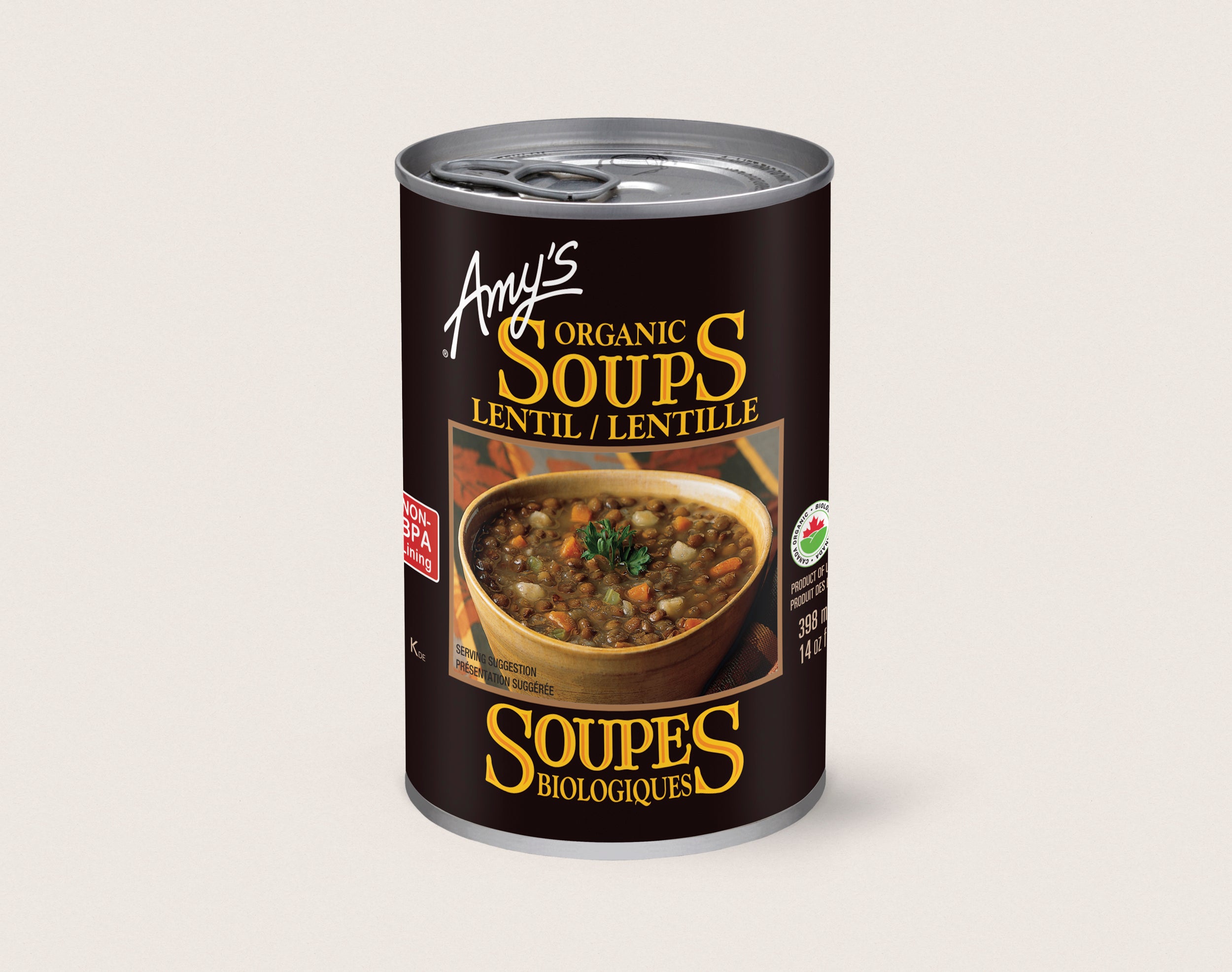 Amy's Kitchen Organic Lentil Vegetable Soup (398ml) - Lifestyle Markets