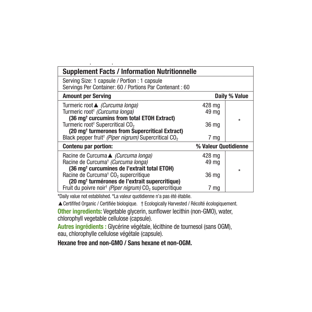 Botanica Turmeric (60 Liquid Capsules) - Lifestyle Markets