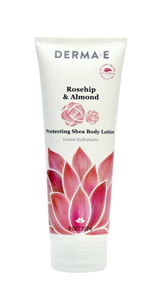 Derma E Rosehip & Almond Protecting Shea Body Lotion (227g) - Lifestyle Markets