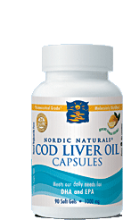 Nordic Naturals Arctic Cod Liver Oil - Lemon (1000mg) (90 Soft Gels) - Lifestyle Markets