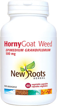 New Roots Horny Goat Weed (60 VCaps) - Lifestyle Markets