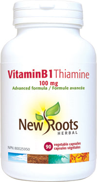 New Roots  Vitamin B1 Thiamine (100mg) (90 Caps) - Lifestyle Markets