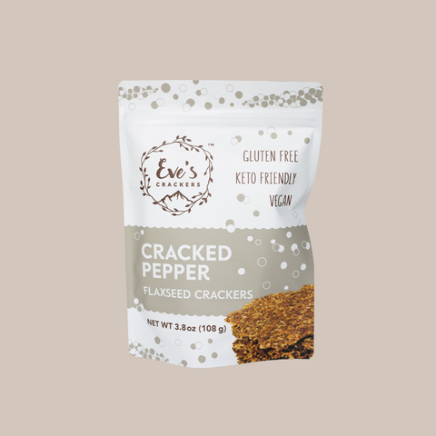 Eves Crackers Cracked Pepper (108g) - Lifestyle Markets