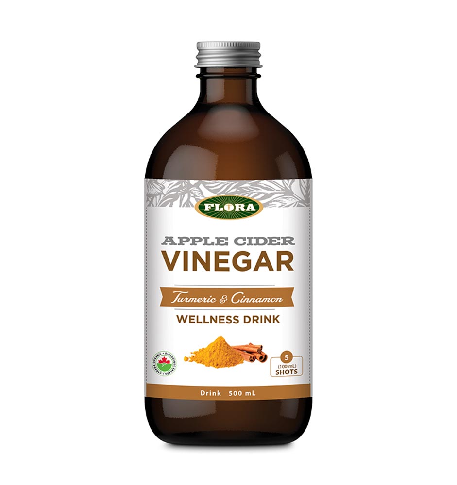 Flora Apple Cider Vinegar Shot - Turmeric & Cinnamon (500ml) - Lifestyle Markets
