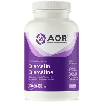 AOR Quercetin (500mg) (100 VCaps) - Lifestyle Markets
