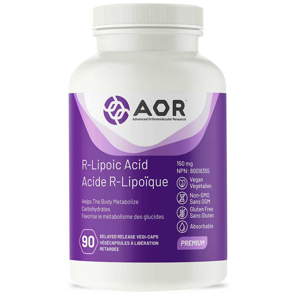 AOR R-Lipoic Acid (150mg) (90 Vegi-Capsules) - Lifestyle Markets
