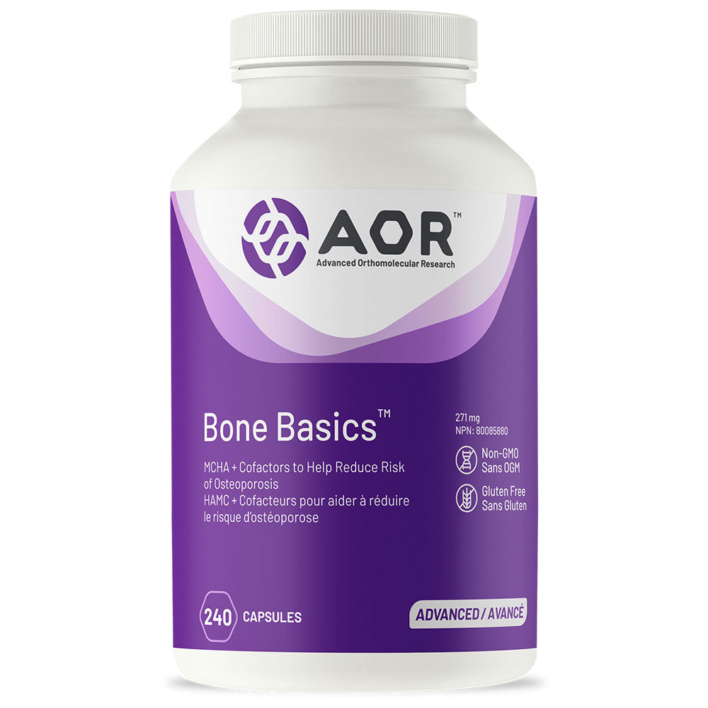 AOR Bone Basics (399mg) (240 VegiCaps) - Lifestyle Markets