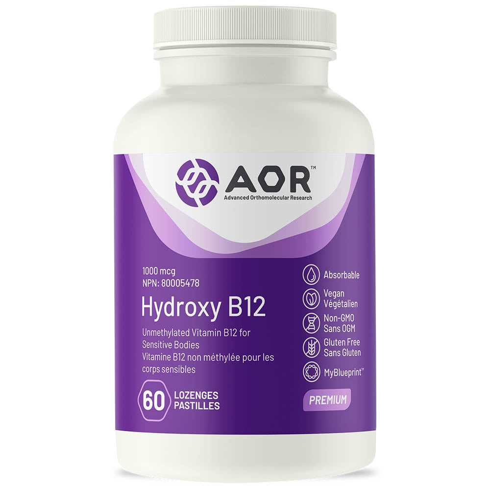 AOR Hydroxy B12 (60 loz) - Lifestyle Markets