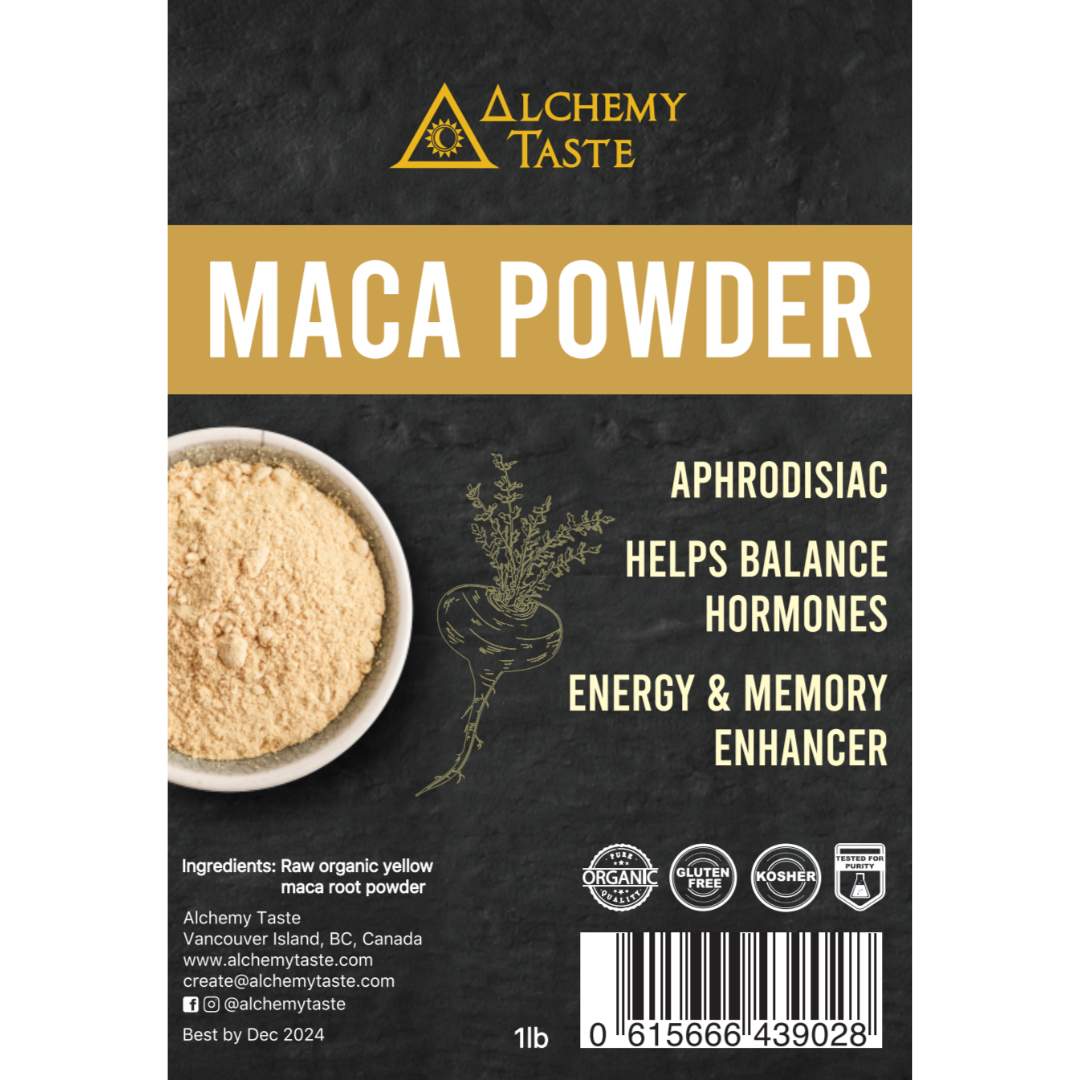 Alchemy Taste Organic Maca Powder (454g) - Lifestyle Markets
