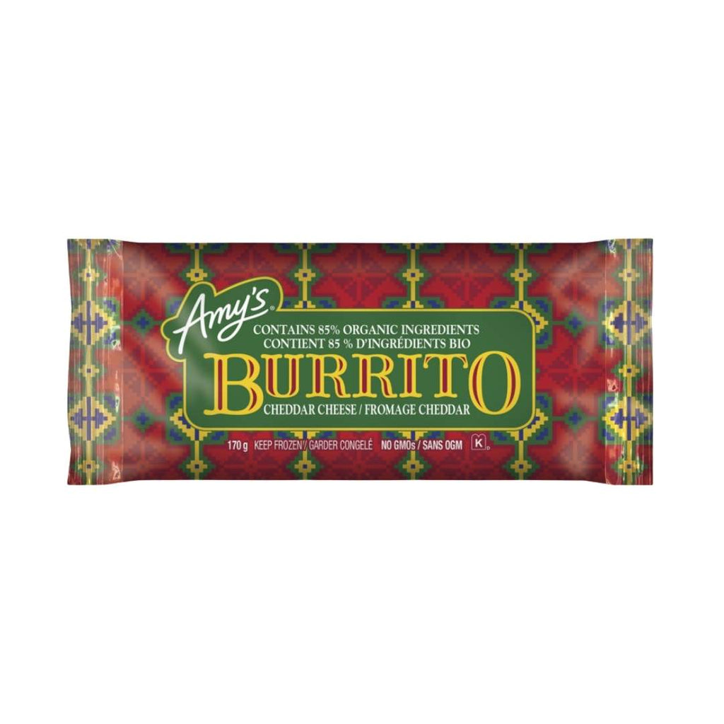 Amy's Kitchen Bean & Cheese Burrito (170g) - Lifestyle Markets