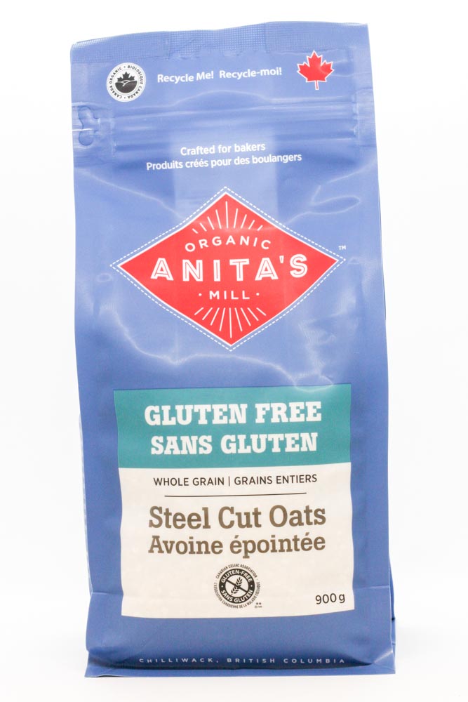 Anita's Organic Mill Gluten Free Steel Cut Oats (900g) - Lifestyle Markets