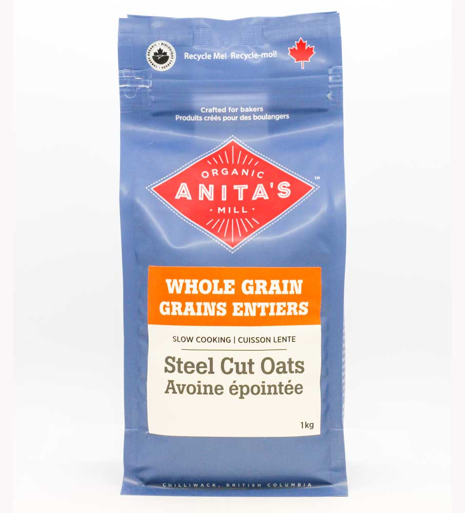 Anita's Organic Mill Slow Cooking Steel Cut Oats (1kg) - Lifestyle Markets