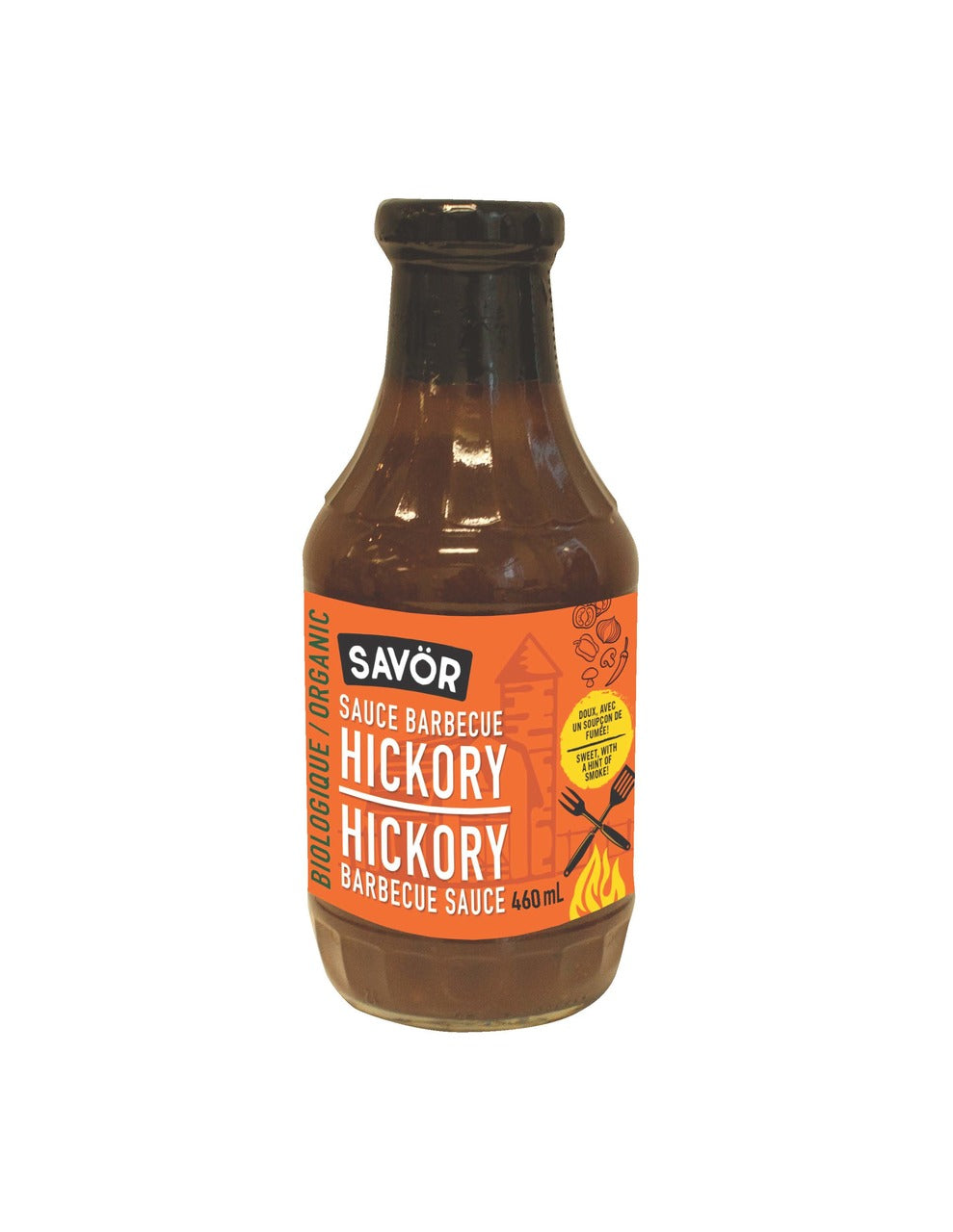 Savor Organic Barbecue Sauce - Hickory (460ml) - Lifestyle Markets