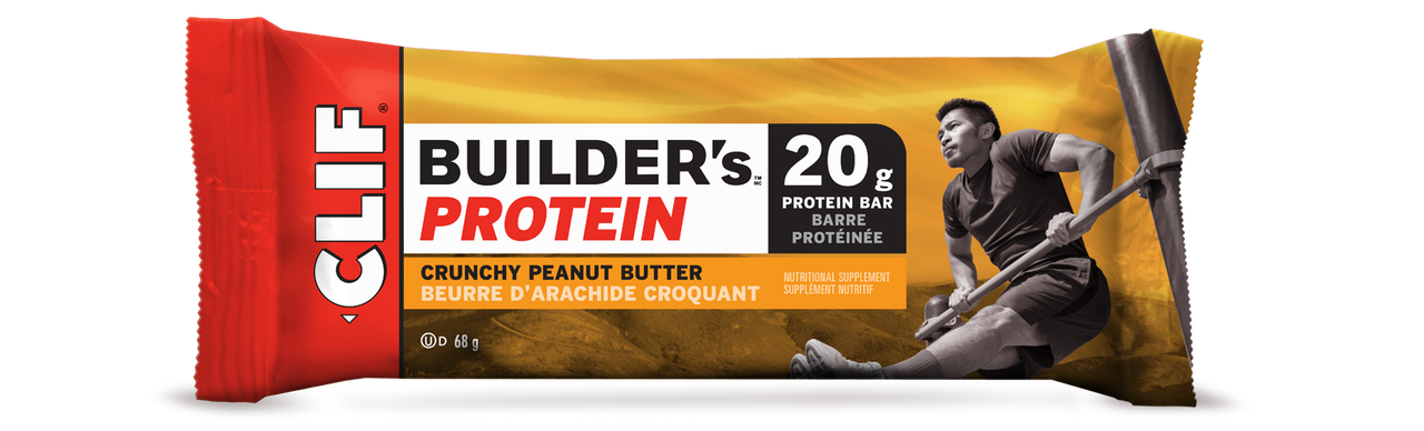 Clif Bar Builder's Crunchy Peanut Butter Protein Bar (68g) - Lifestyle Markets