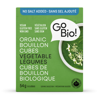 Gobio! Low Sodium Organic Vegetables Bouillon Cubes (66g) - Lifestyle Markets