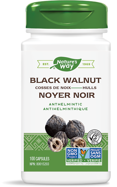 Natures Way Black Walnut Hulls (100 capsules) - Lifestyle Markets