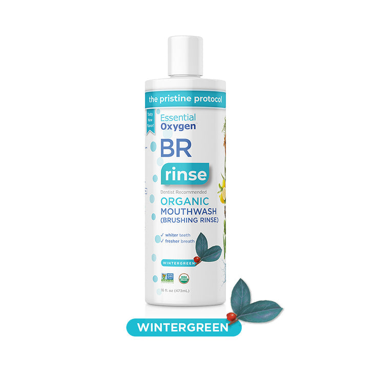 EssentialOxygen Organic Brushing Rinse - Wintergreen (473ml) - Lifestyle Markets