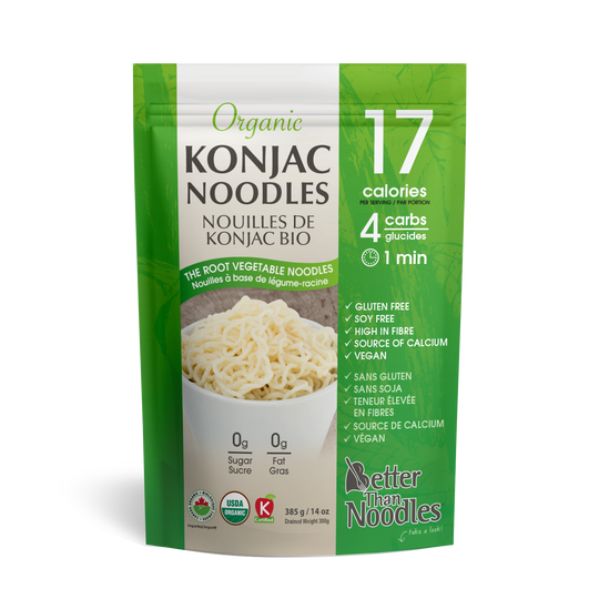Better Than Noodles Organic Konjac Noodles (385g) - Lifestyle Markets