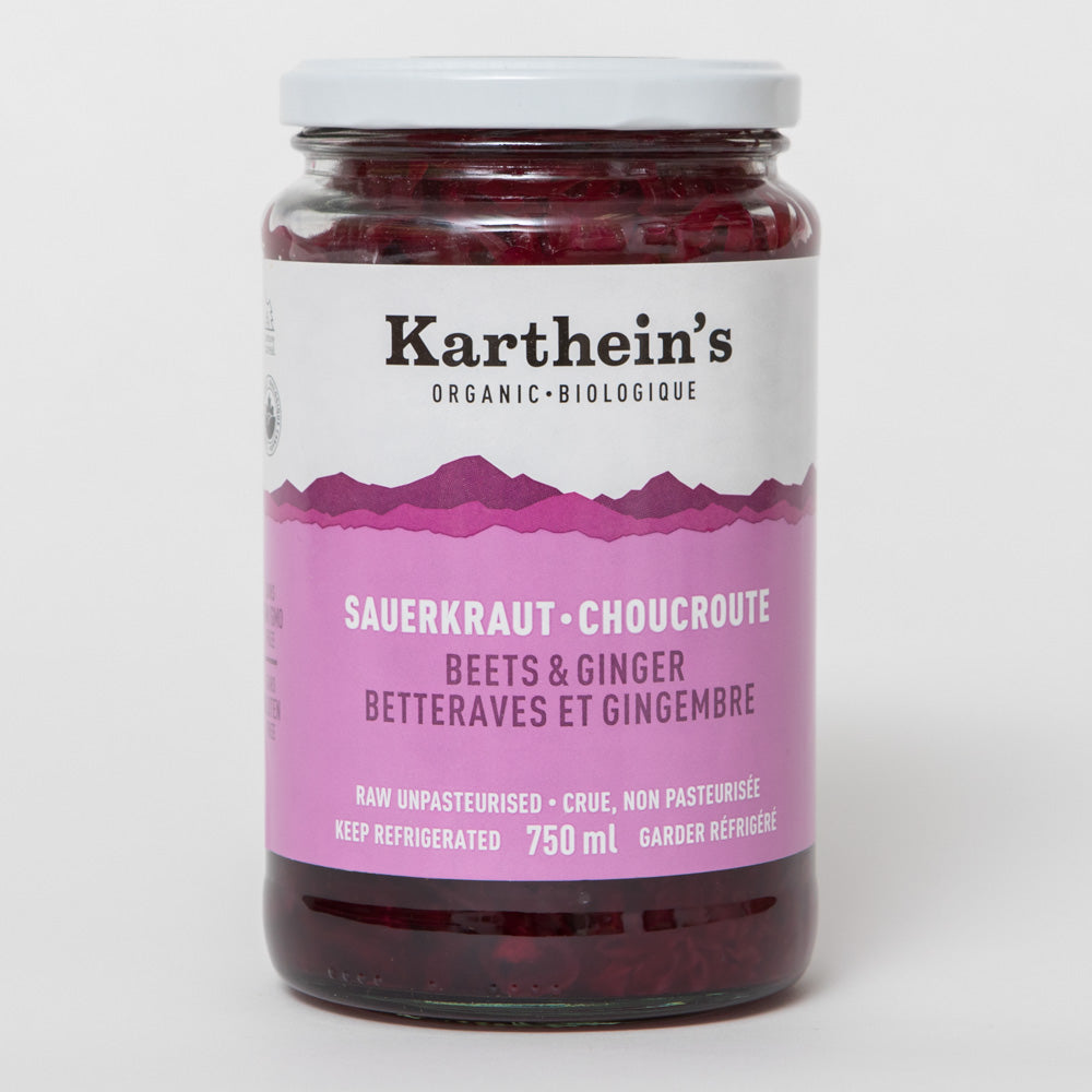 Kartheins Sauerkraut - Beets & Ginger (750ml) - Lifestyle Markets