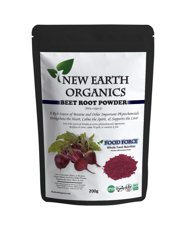 New Earth Organics Beet Root Powder (200g) - Lifestyle Markets