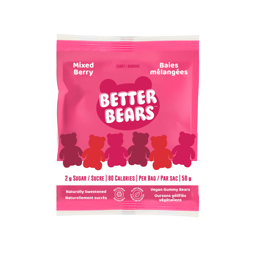 Better Bears Vegan Gummies - Mixed Berry (50g) - Lifestyle Markets